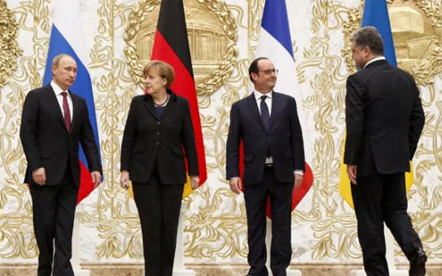 รัฐมนตรี 4 ประเทศนอร์มังดีสนับสนุนการปฏิบัติข้อตกลงมินสค์ฉบับที่ 2 อย่างจริงจัง